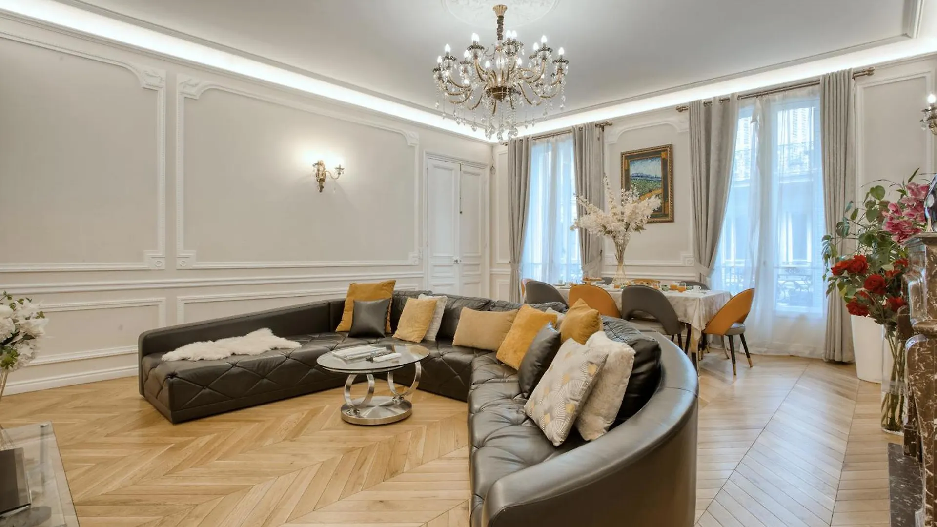 דירה פריז Luxueux 200M2 5Ch Champs Elysees A 1Min Perle Rare